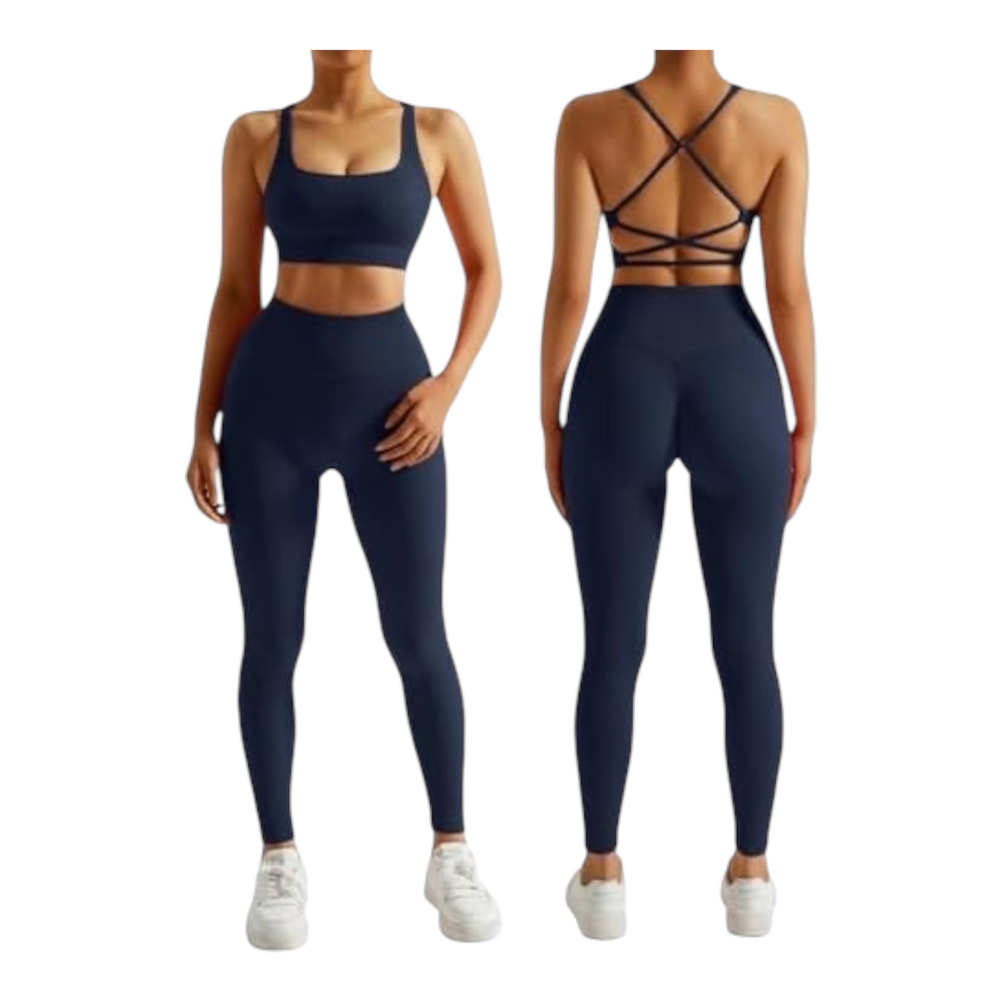 Ensemble Fitness Premium "RXRXCOCO" – Côtelé, Sans Couture & Sculptant