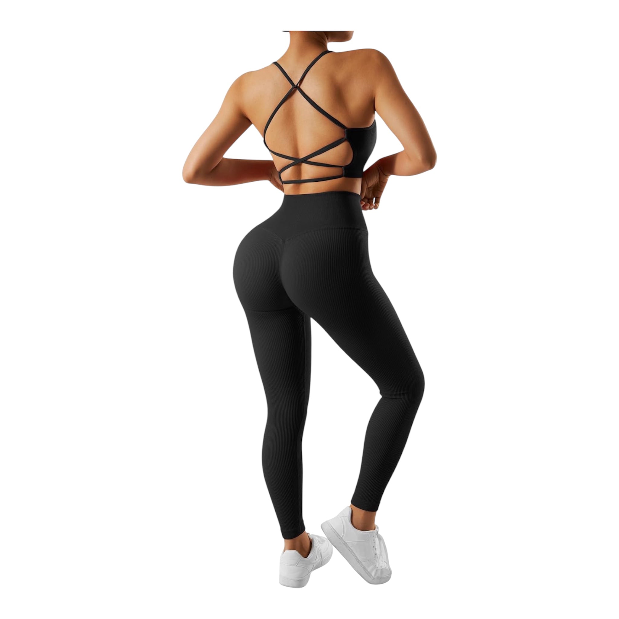 Ensemble Fitness Premium "RXRXCOCO" – Côtelé, Sans Couture & Sculptant