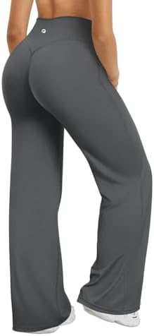 Pantalon "Élan" – Coupe Droite Fluide, Taille Haute & Confort Absolu