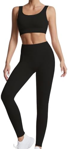 Ensemble Fitness "Duo Sinophant" – Brassière & Legging Gainant (Set 2 Pièces)