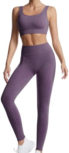 Ensemble Fitness "Duo Sinophant" – Brassière & Legging Gainant (Set 2 Pièces)