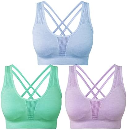 Pack Trio Brassières "Style & Support" – Dos Croisé & Confort (Lot de 3)