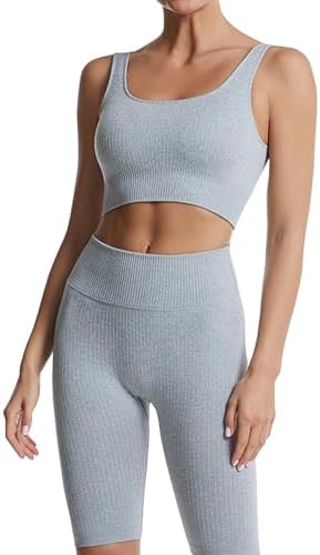 Ensemble Fitness "Duo Sinophant" – Brassière & Legging Gainant (Set 2 Pièces)