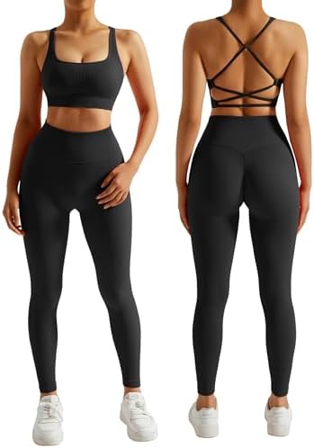 Ensemble Fitness Premium "RXRXCOCO" – Côtelé, Sans Couture & Sculptant