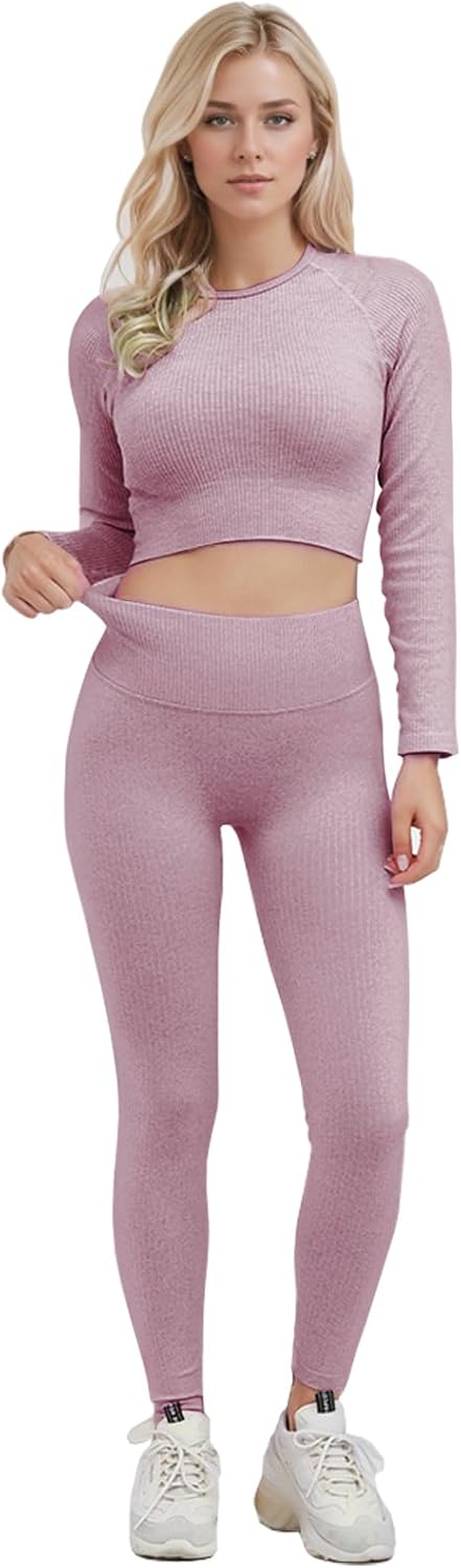 Ensemble Fitness "Duo Sinophant" – Brassière & Legging Gainant (Set 2 Pièces)