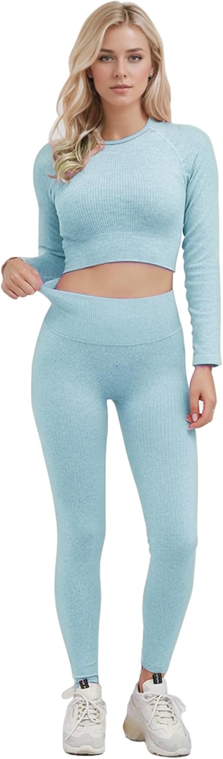 Ensemble Fitness "Duo Sinophant" – Brassière & Legging Gainant (Set 2 Pièces)