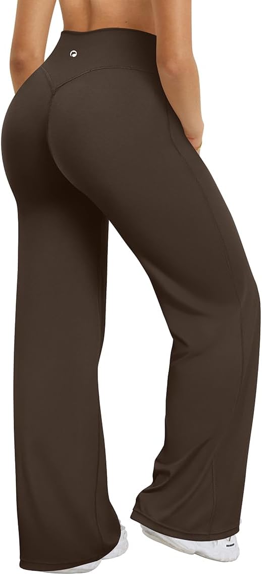 Pantalon "Élan" – Coupe Droite Fluide, Taille Haute & Confort Absolu