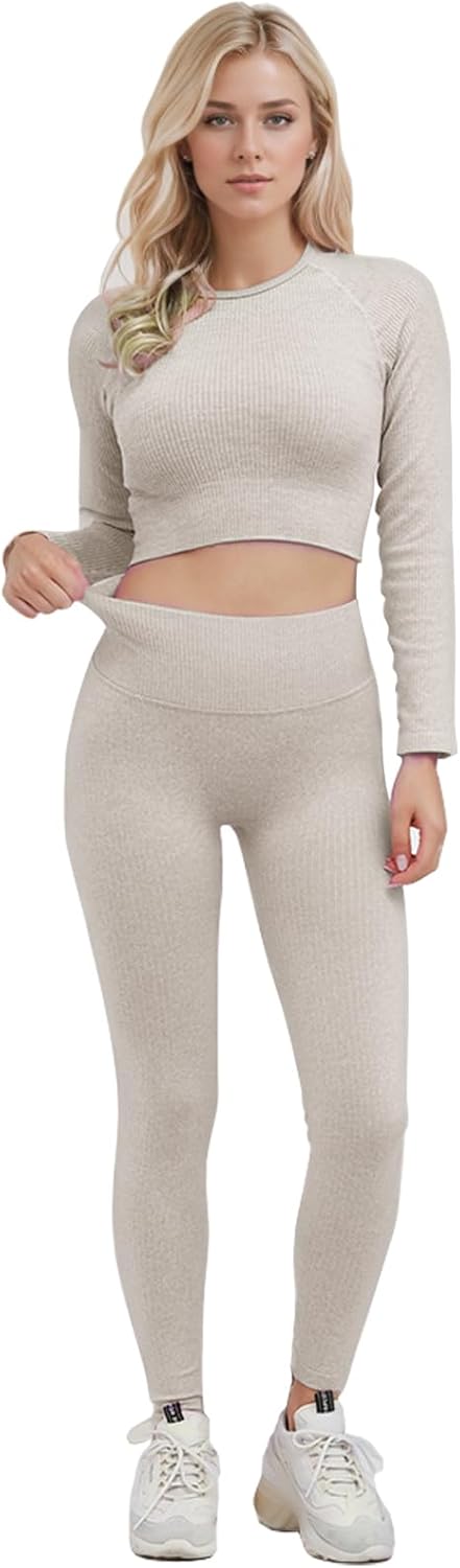 Ensemble Fitness "Duo Sinophant" – Brassière & Legging Gainant (Set 2 Pièces)