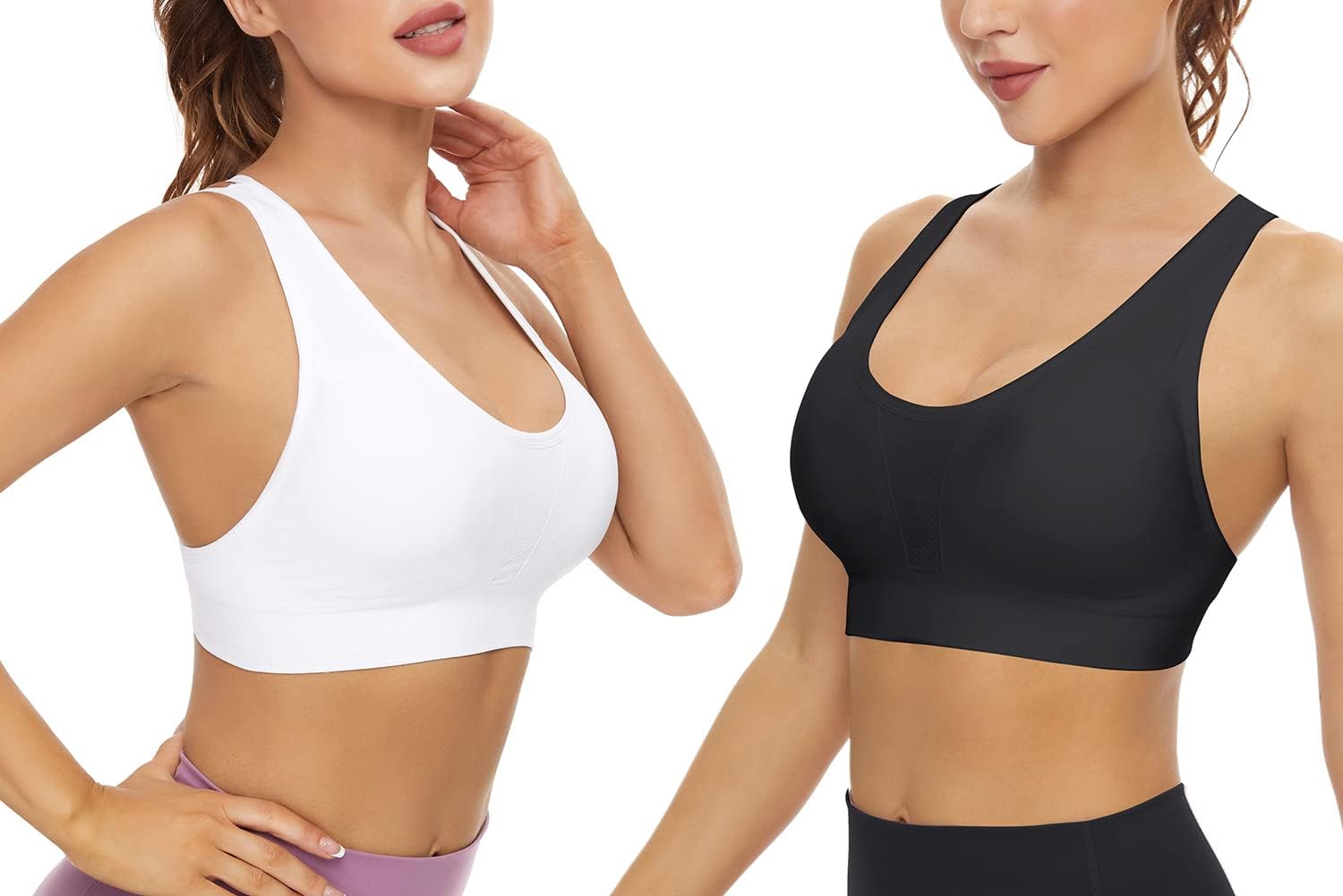Pack Trio Brassières "Style & Support" – Dos Croisé & Confort (Lot de 3)