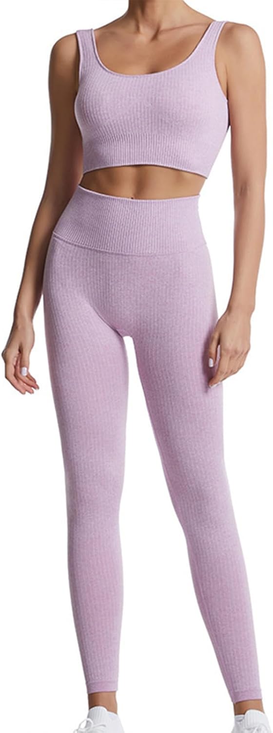 Ensemble Fitness "Duo Sinophant" – Brassière & Legging Gainant (Set 2 Pièces)