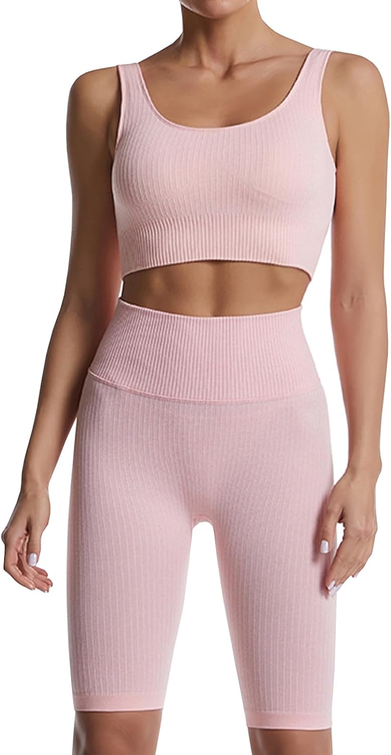 Ensemble Fitness "Duo Sinophant" – Brassière & Legging Gainant (Set 2 Pièces)