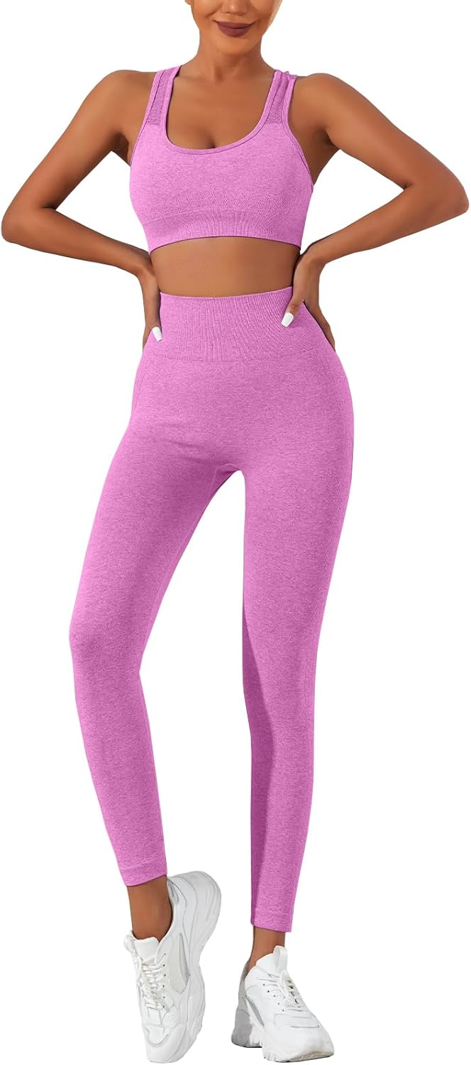 Ensemble Yoga & Fitness "Infinity" – Duo Brassière & Legging Haute Performance