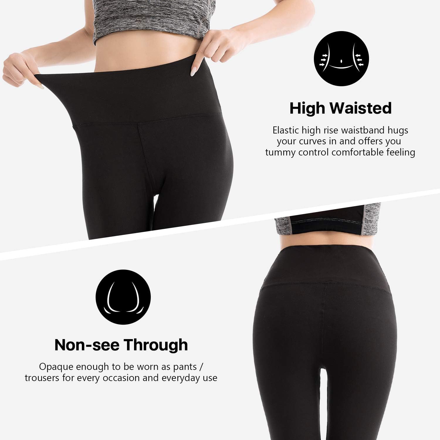 Pack Duo Leggings "Sinophant" – Confort Seconde Peau & 100% Opaque (Lot de 2)