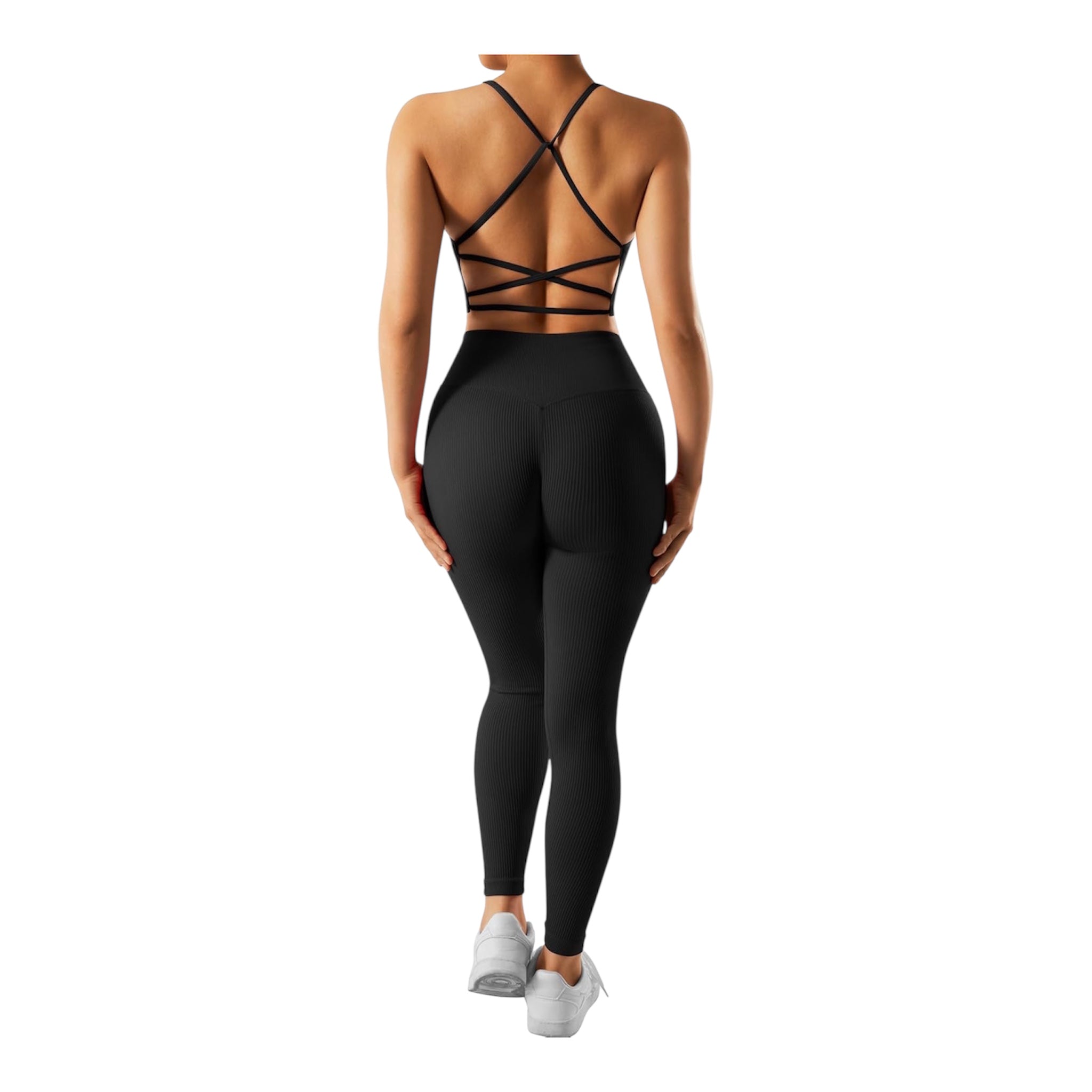 Ensemble Fitness Premium "RXRXCOCO" – Côtelé, Sans Couture & Sculptant